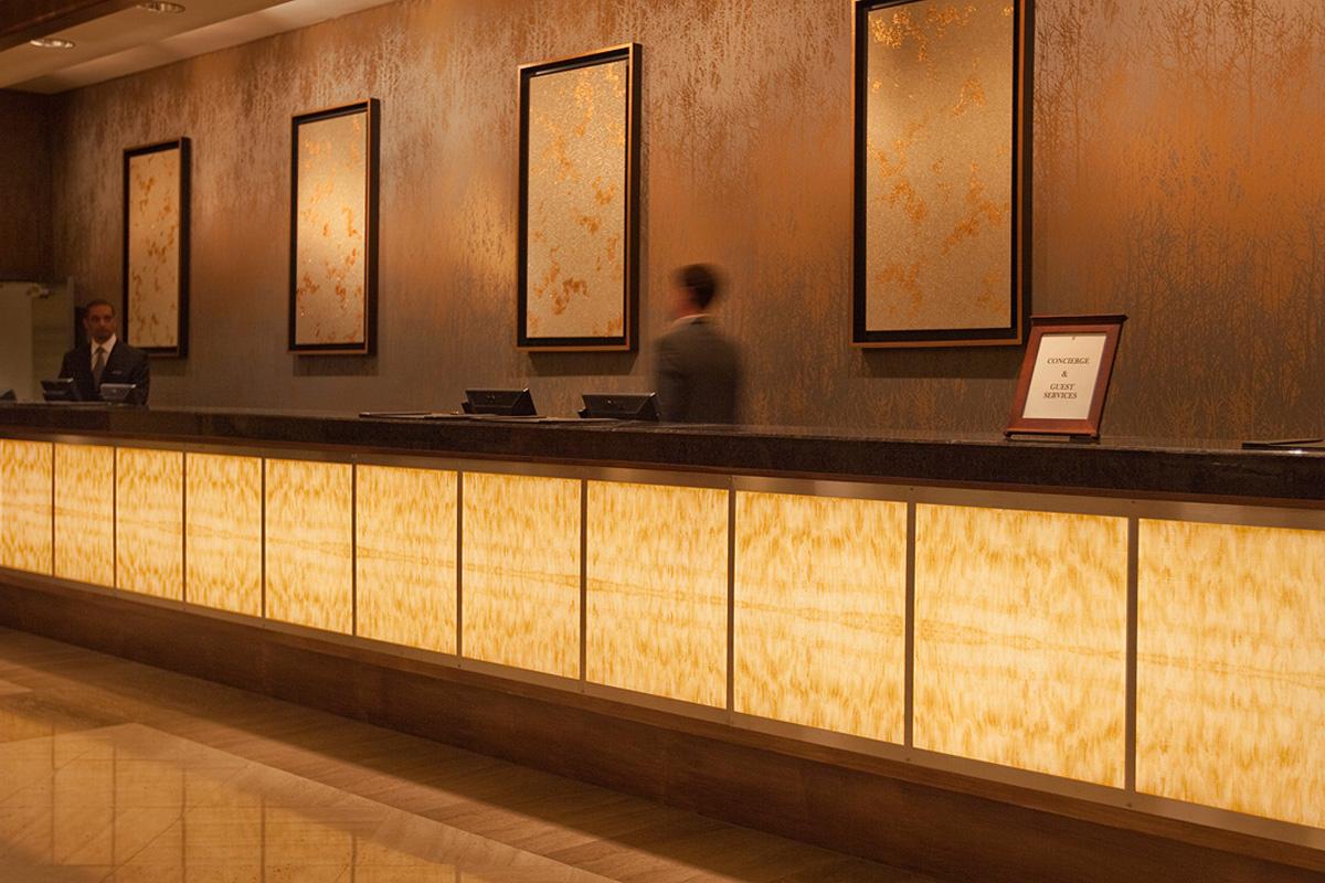 Hinterleuchteter Onyx · Counter top · Fotoarchiv Itamar.us