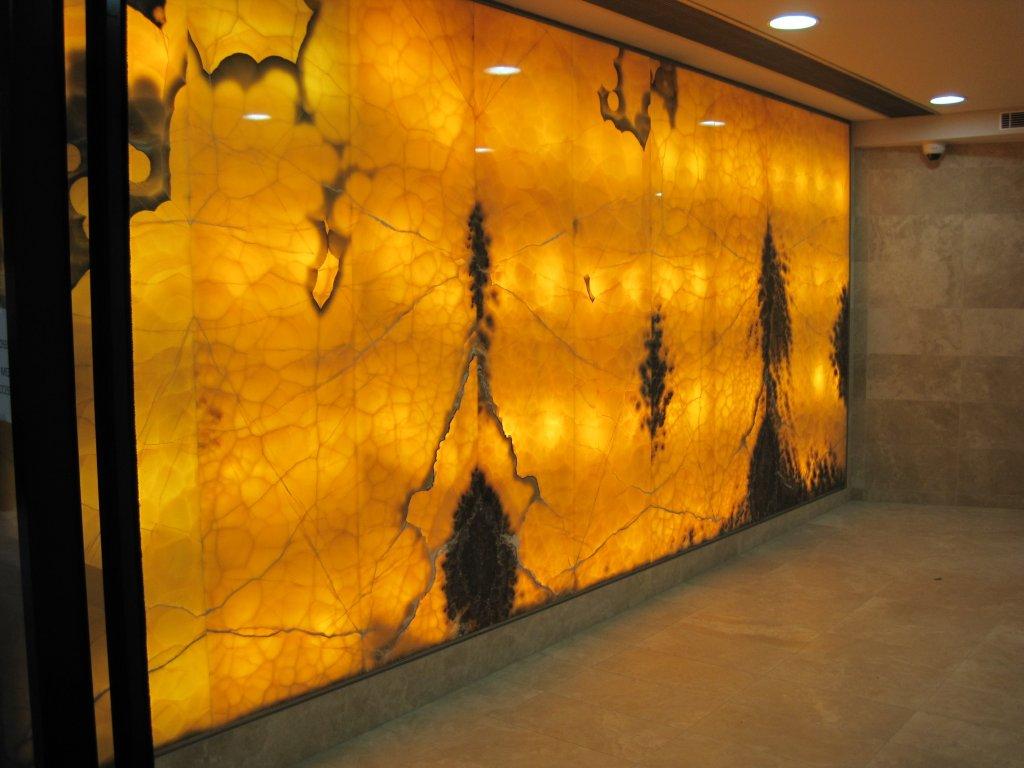 Hinterleuchteter Onyx · Onyx wall · Fotoarchiv Itamar.us