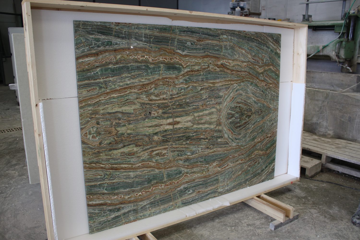 Backlit onyx and marble on glass · View 6
