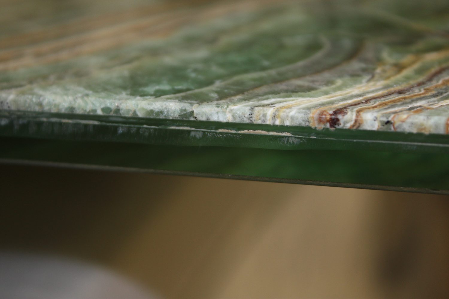 Backlit onyx and marble on glass · View 8