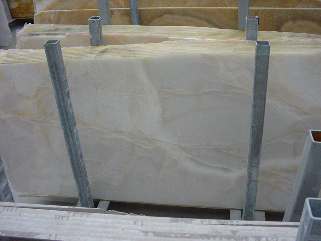 Marmi pregiati - onice bianco
